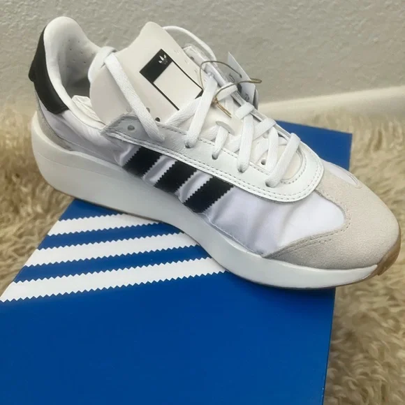 Adidas Originals Country XLG [IF8405] Men Casual Shoes White / Black / Grey - Picture 9 of 10